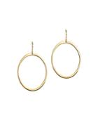 14k Yellow Gold Large Oval Drop Earrings - 100% Exclusive