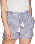 1.state Striped Chambray Shorts