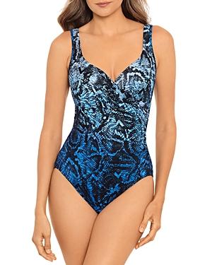 Miraclesuit Boa Blues It's A Wrap One Piece Swimsuit