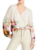 Kobi Halperin Helena Floral Peasant Blouse