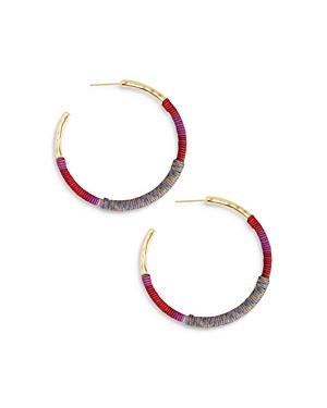 Kendra Scott Masie Cord Wrapped Hoop Earrings