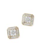 Bloomingdale's Diamond Mosaic Stud Earrings In 14k Yellow Gold, 1.50 Ct. T.w. - 100% Exclusive