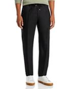Frame Regular Fit Drawstring Wool Trousers