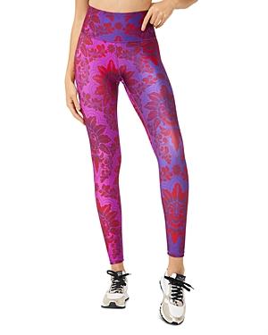 Terez Ruby Damask High-shine Leggings