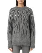 Allsaints Arley Leopard Print Sweater