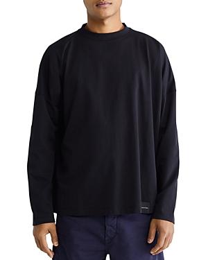 Calvin Klein Standards Compact Cotton Solid Long Sleeve Tee