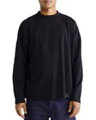 Calvin Klein Standards Compact Cotton Solid Long Sleeve Tee