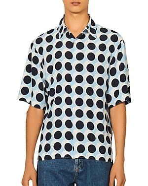 Sandro Pop Dots Print Shirt