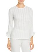 T Tahari Flare Sleeve Sweater