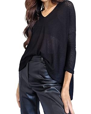 Lblc The Label Christina High/low Knit Top