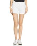 Mavi Denim Shorts In White Tribeca