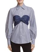 Petersyn Mia Bralette Stripe Shirt