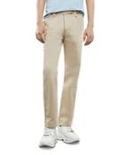 The Kooples Raw Straight Fit Jeans In Beige With Integrated Belt