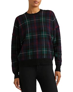 Lauren Ralph Lauren Wool Merino Wool Plaid Sweater