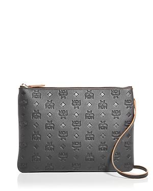 Mcm Klara Embossed Leather Crossbody