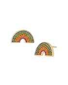 Kurt Geiger London Pave Rainbow Stud Earrings