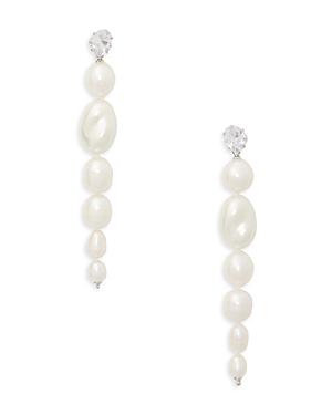 Kate Spade New York Treasure Trove Cubic Zirconia, Cultured Freshwater & Imitation Pearl Drop Earrings
