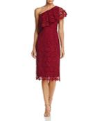 Nanette Nanette Lepore One-shoulder Lace Sheath Dress - 100% Exclusive
