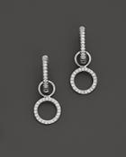Kc Designs Diamond Circle Drop Earrings In 14k White Gold, .20 Ct. T.w. - 100% Exclusive