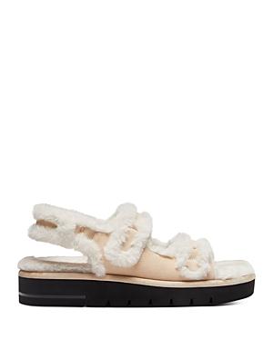 Stuart Weitzman Women's Zoe Square Toe Lift Chill Sandals