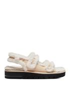 Stuart Weitzman Women's Zoe Square Toe Lift Chill Sandals