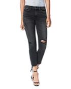 Joe's Jeans The Scout Distressed Slim-straight Jeans In Anise