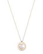Bloomingdale's Made In Italy 14k Yellow Gold And Mother-of-pearl Heart Pendant Necklace, 18 - 100% Exclusive