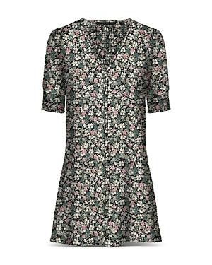 Vero Moda Ellie Floral Print Mini Dress