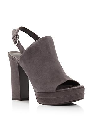 Salvatore Ferragamo Women's Ancona Suede Block-heel Sandals