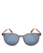 Toms Bellini Matte Round Sunglasses, 52mm