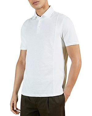 Ted Baker Print Panel Polo Shirt