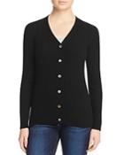 C By Bloomingdale's Ribbed Cashmere Cardigan