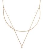 Kc Designs 14k Yellow Gold Diamond Bezel Pendant Collar Necklace