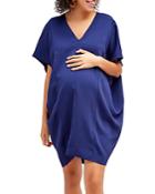 Nom Maternity Marianna Dolman-sleeve Maternity & Nursing Dress