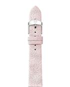 Michele Bark Leather Watch Strap, 18mm