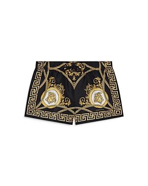 Versace Medallion Boxer Swim Trunks