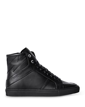 Zadig & Voltaire Women's High Flash Lace Up Sneakers