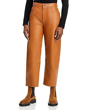Citizens Of Humanity Leather Calista Curve Jeans In Brandy