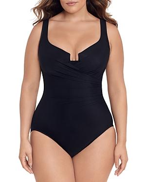 Miraclesuit Plus Size Solids Escape Underwire One Piece Swimsuit