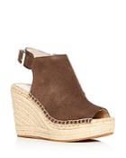 Kenneth Cole Women's Olivia Perforated Wedge Espadrille Sandals