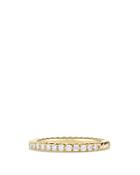 David Yurman Cable Collectibles Ring With Diamonds In 18k Gold, 5