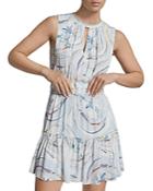 Reiss Vienna Swirl Jersey Mini Dress