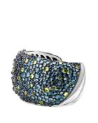 David Yurman Osetra Cuff Bracelet With Hampton Blue Topaz, Peridot And Diamonds