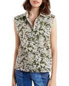 Gerard Darel Carmel Printed Cotton Top