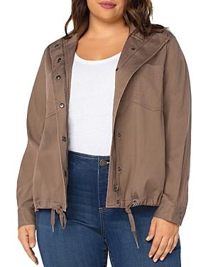 Liverpool Los Angeles Plus Cinch Waist Jacket