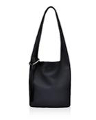 Elizabeth And James Finley Courier Pebbled Leather Hobo