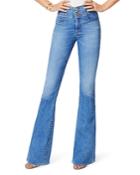 Ramy Brook Natalia Cotton Flare Jeans In Lightwash