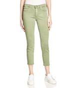 Ag Prima Crop Jeans In Army Green
