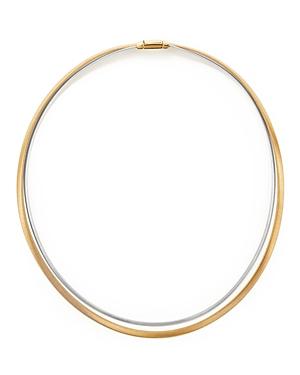 Marco Bicego 18k Yellow And White Gold Masai Two Strand Collar Necklace, 17