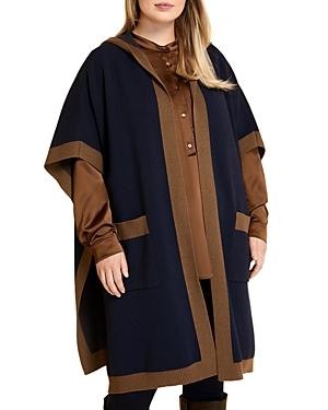 Marina Rinaldi Sabir Hooded Poncho Sweater